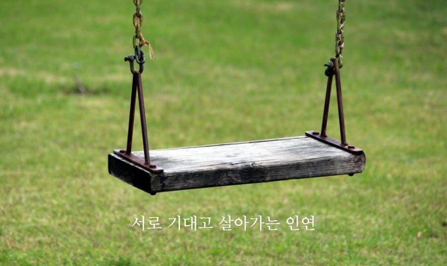 서로 기대고 살아가는 인연